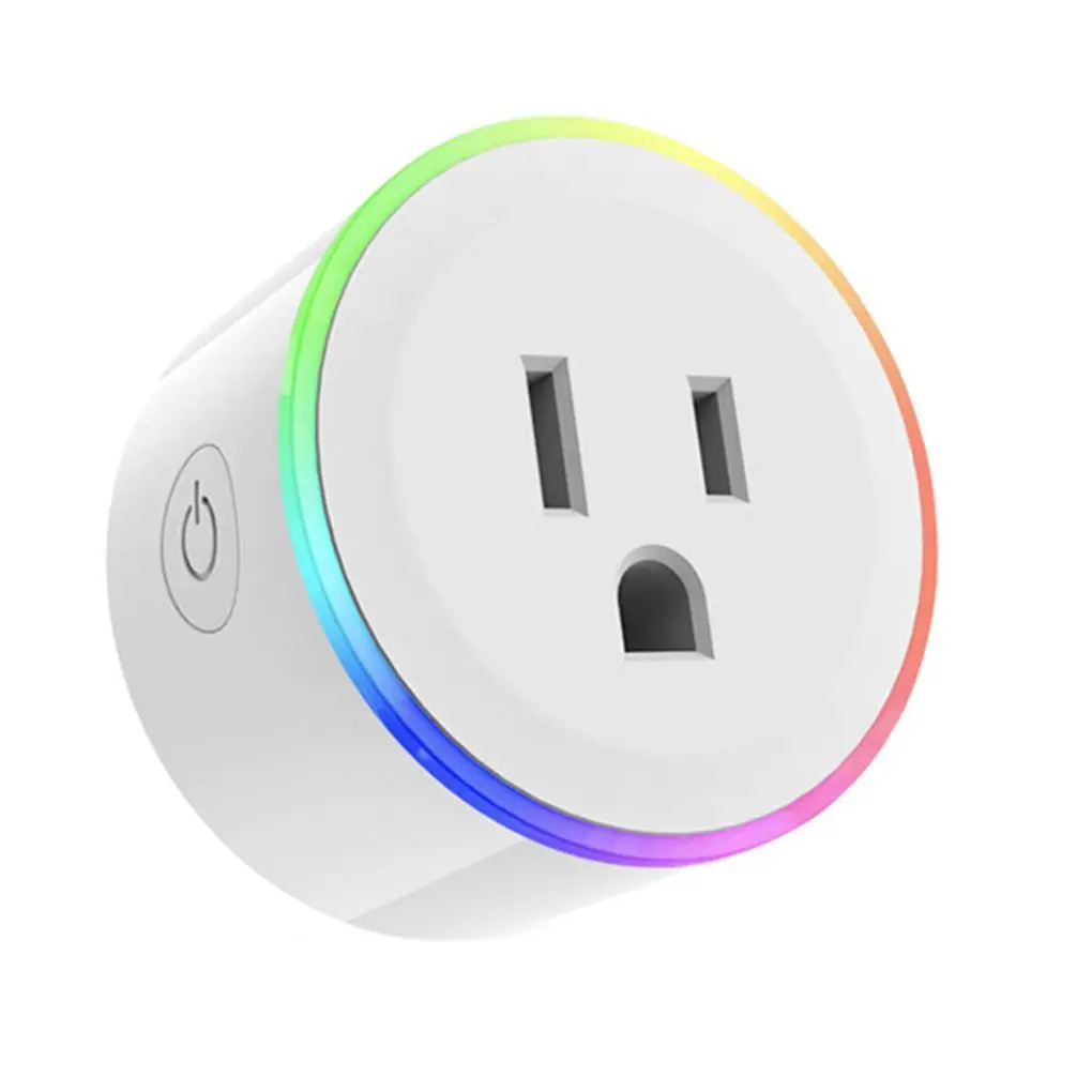 

Mini Socket Night Light Wifi Wireless Timer Plug US Outlet Socket WIFI App Control US Plug