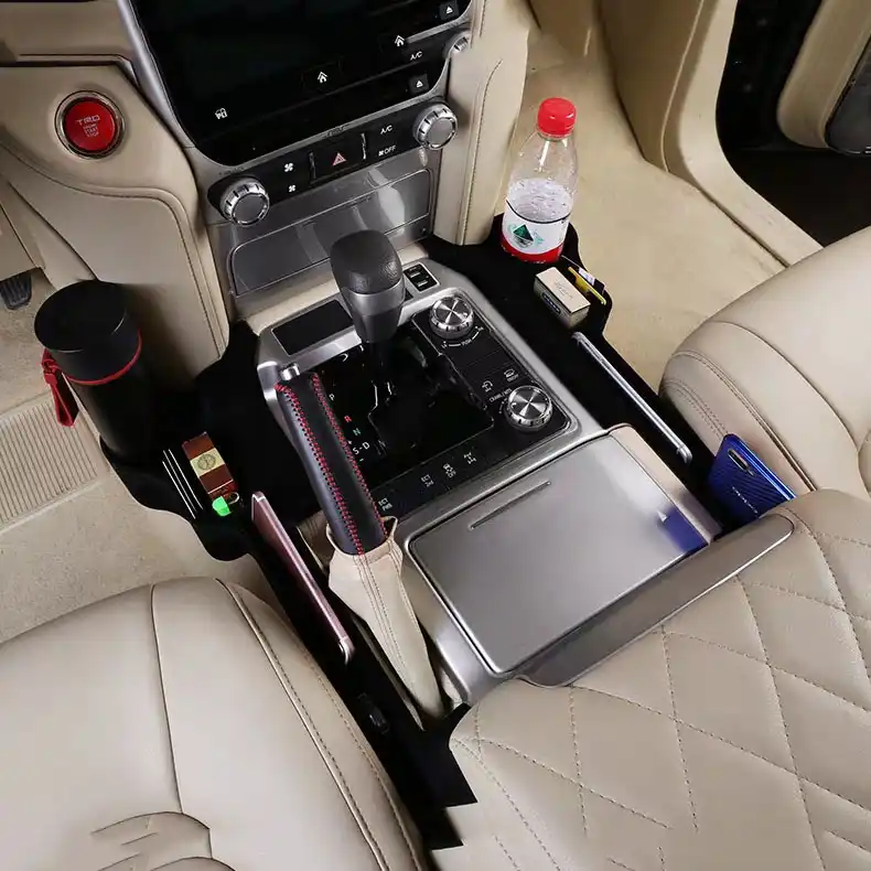 Left and Right Car Interior Cup Holder Storage box For Toyota Land Cruiser 200 2016 2017 2018