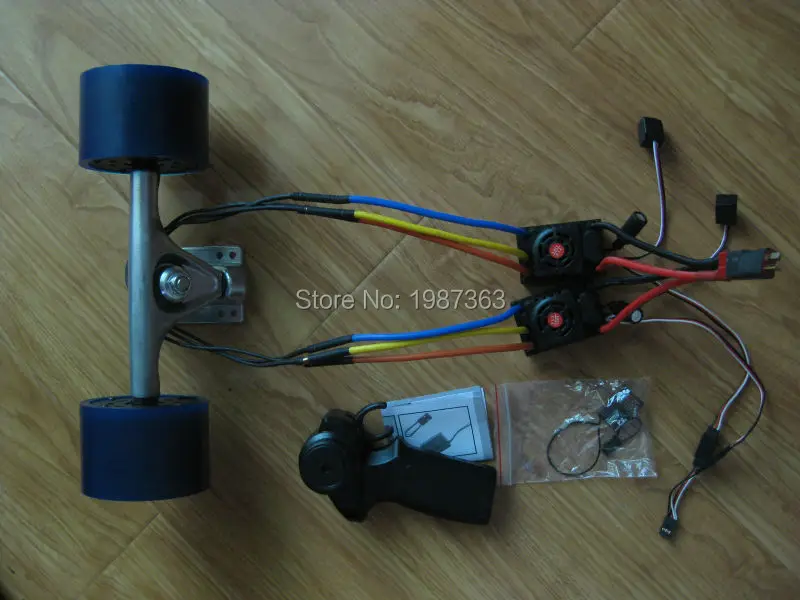 63mm electric skateboard in wheel motor kit for longboard including ESC