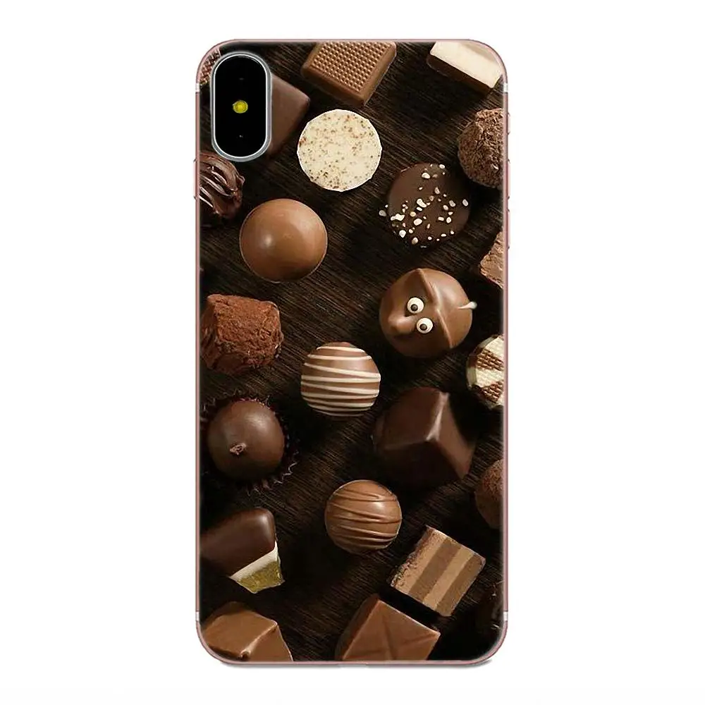 Для Huawei Mate 7 8 9 10 20 P8 P9 P10 P20 P30 Lite Plus Pro 2017 мягкий на заказ телефон шоколадная