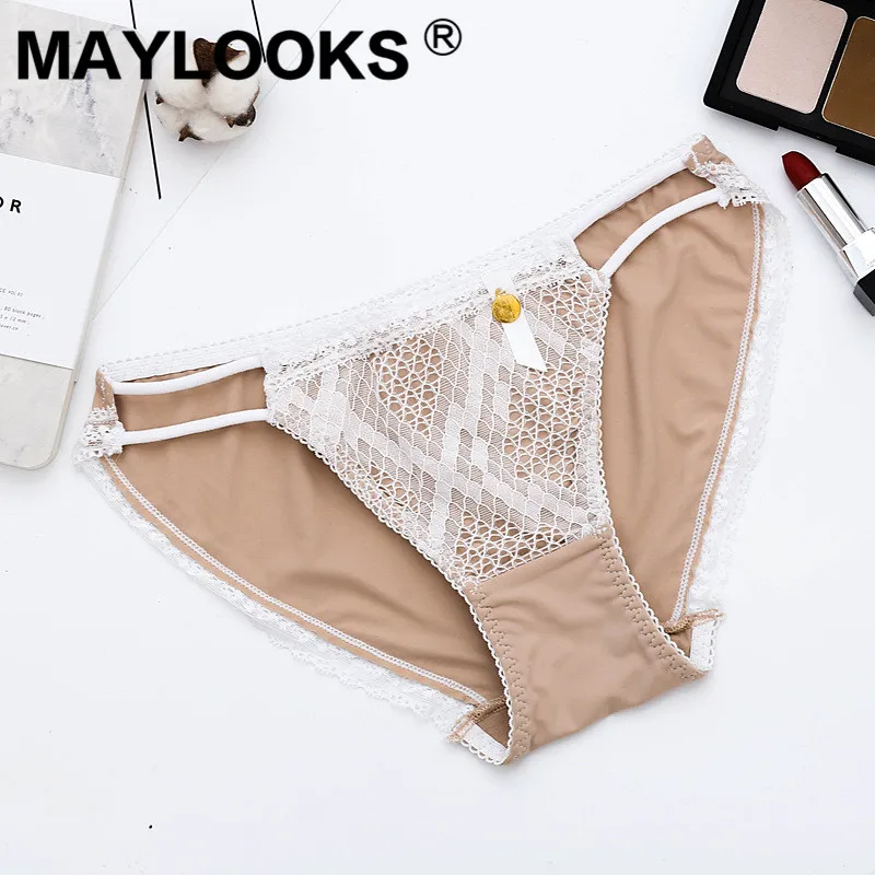 Maylooks женские прозрачные сексуальные нижнее белье кружевные треугольные с низкой