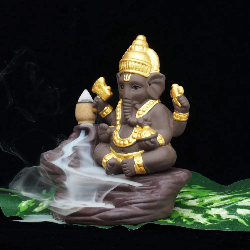 Ganesha статуя Будды благовония горелка основание для домашнего декора