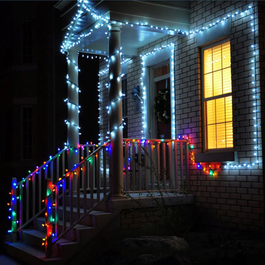 30-m-tanche-200LED-Cha-ne-Lumi-res-LED-Guirlandes-Id-al-pour-Arbres-De-No