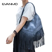 Мягкая женская сумка из натуральной кожи с кисточками Удобная дизайнерская женская повседневная сумка-мессенджер Наплечная сумка-портфель кошелек