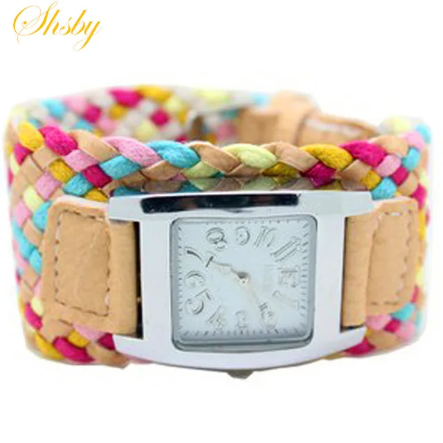 shsby Bohemia multi-colored weaving female watch quartz watch women dress watch shsby Bohemia multi-colored weaving female watch quartz watch women dress watch