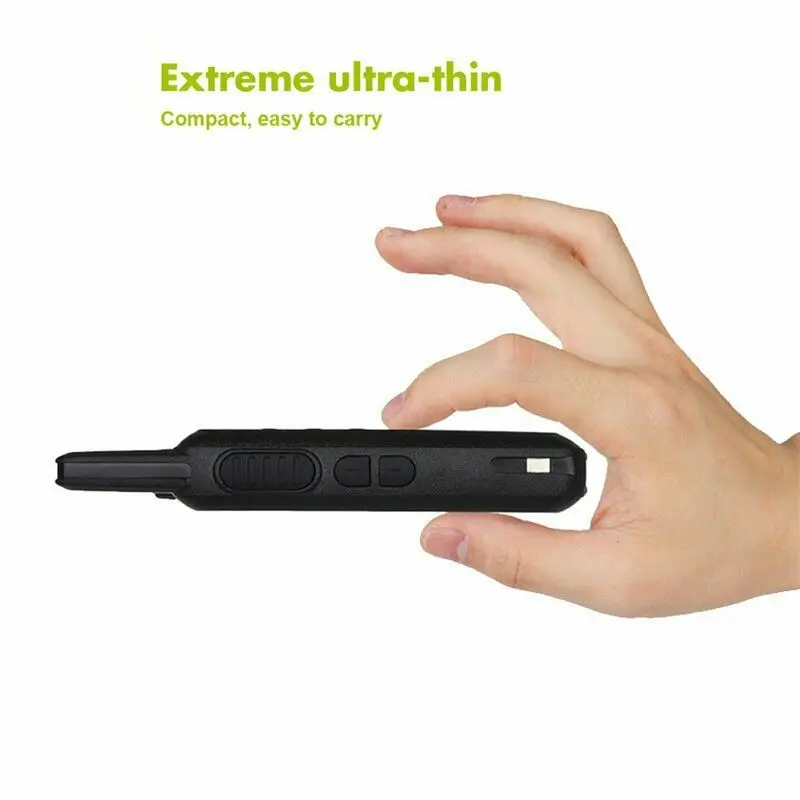  4Pcs WLN Kd-C1 Mini Walkie Talkie Portable Wireless Radio Silm Handheld KDC1 C2 Two Way Radio Trans