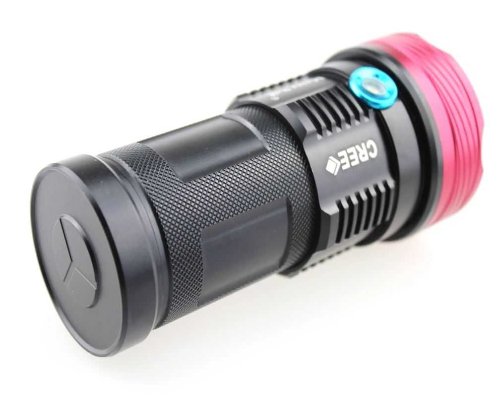 Светодиодный фонарик Manta Ray S99 9xCREE XML 9000lm с 3 режимами работы (1x1865 0/2x1865 0/3x1865 0/4x18650)|led