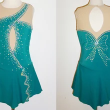 Индивидуальное Фигурное катание на льду платье для девочек изящное Новое Брендовое детское платье для соревнований на коньках DR3440