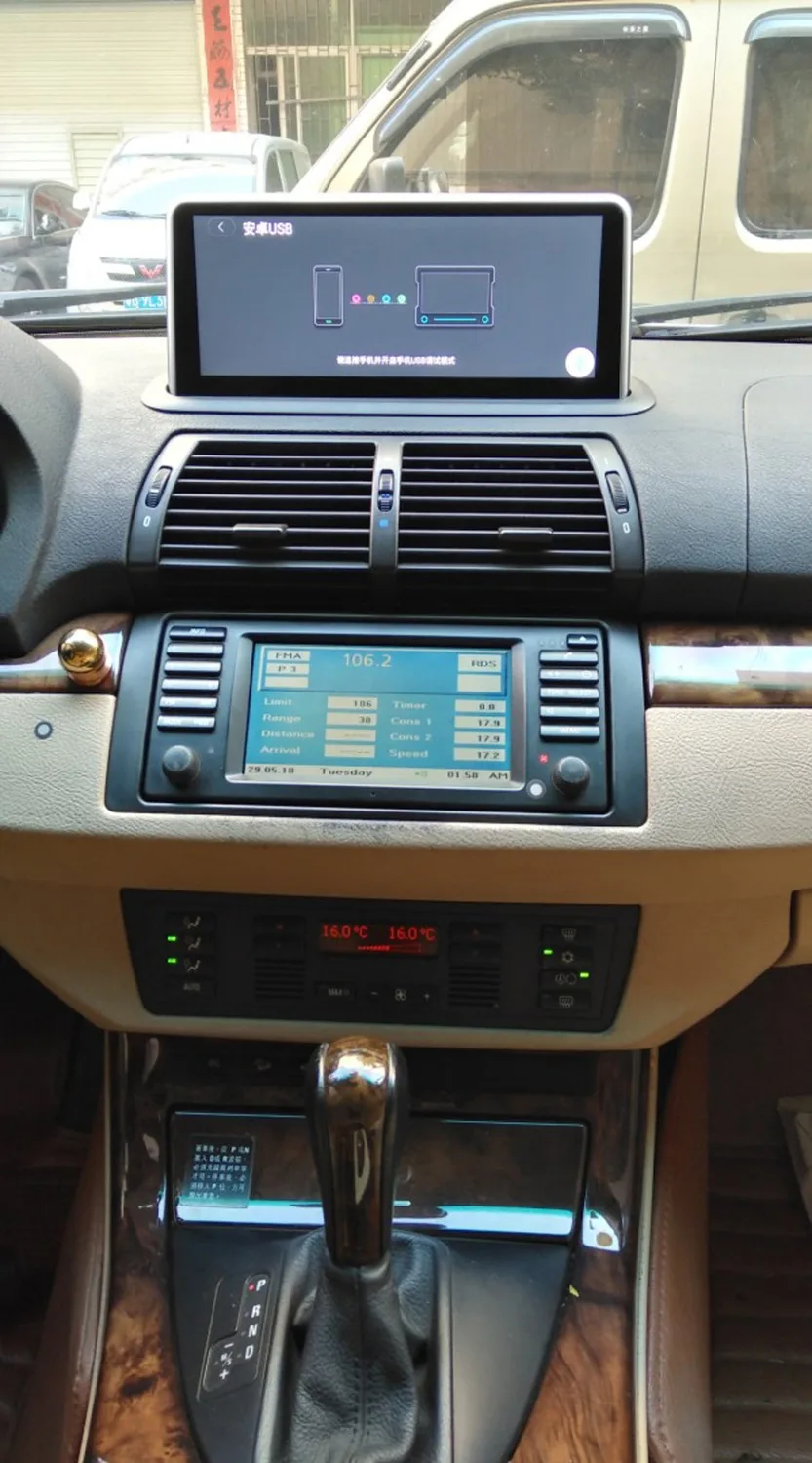 Sale Navirider autoradio 10.25" Android 9.0 car gps player for BMW E53 X5 1998-2006 touch screen stereo head units HU tape recorder 1