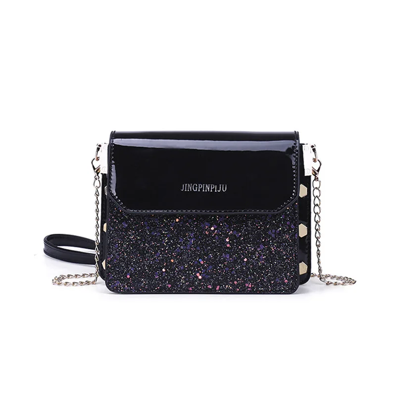 Luxury Brand Day Clutches Women Shoulder Bag Glitter With Chain Strap