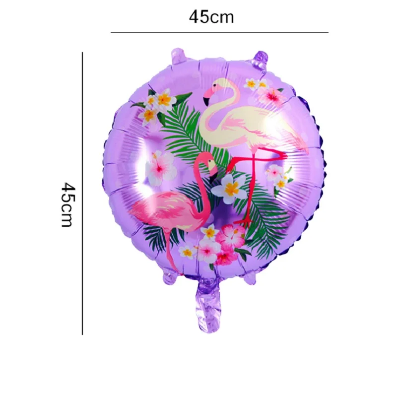 Фламинго Алоха баннеры черепаха лист фрукты воздушный шар на день рождения Свадебные украшения Гавайские вечерние принадлежности