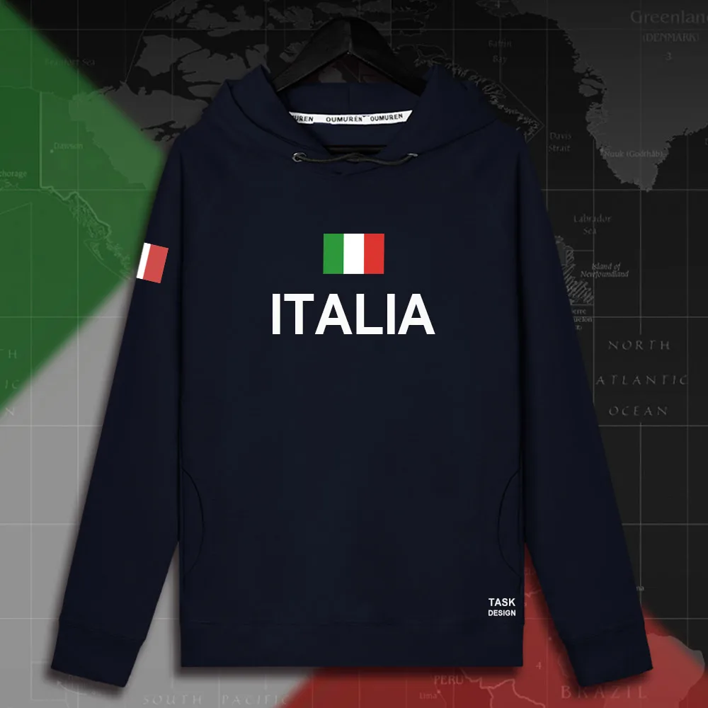 Italy Italia Italian ITA мужские пуловеры с капюшоном, толстовки с капюшоном, Мужская толстовка, новая уличная одежда, спортивная одежда, спортивный костюм, национальный флаг
