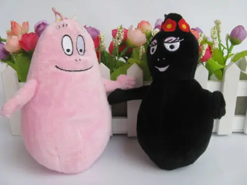 Набор из 2 плюшевых игрушек Barbapapa и Barbamama, новая 20 см