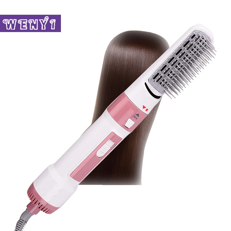 WENYI бренд Pro для завивки волос фен расческа для завивки функция сушки 2 в 1 расческа многофункциональная al Стайлинг салонные Наборы инструментов Фен