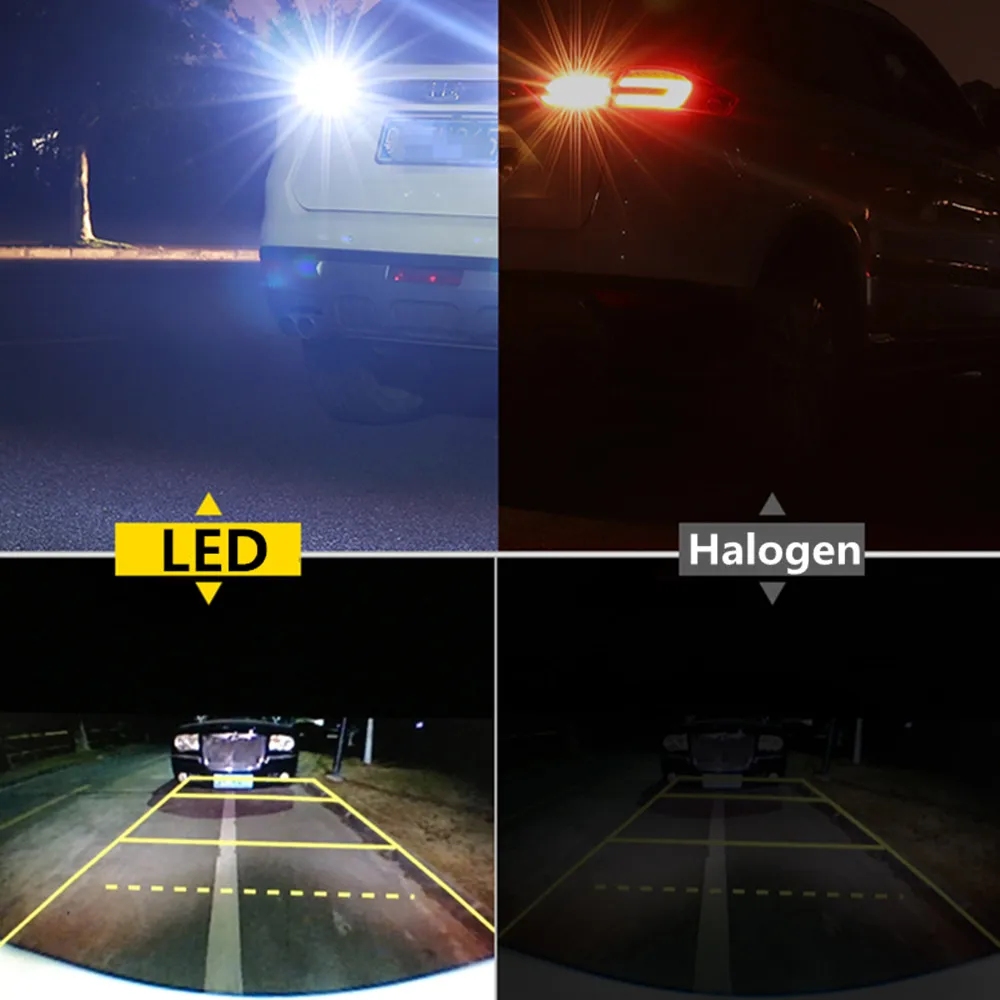 2 шт. P21W LED Canbus Автомобильная задняя фара заднего хода BA15S 1156 Автоматическая