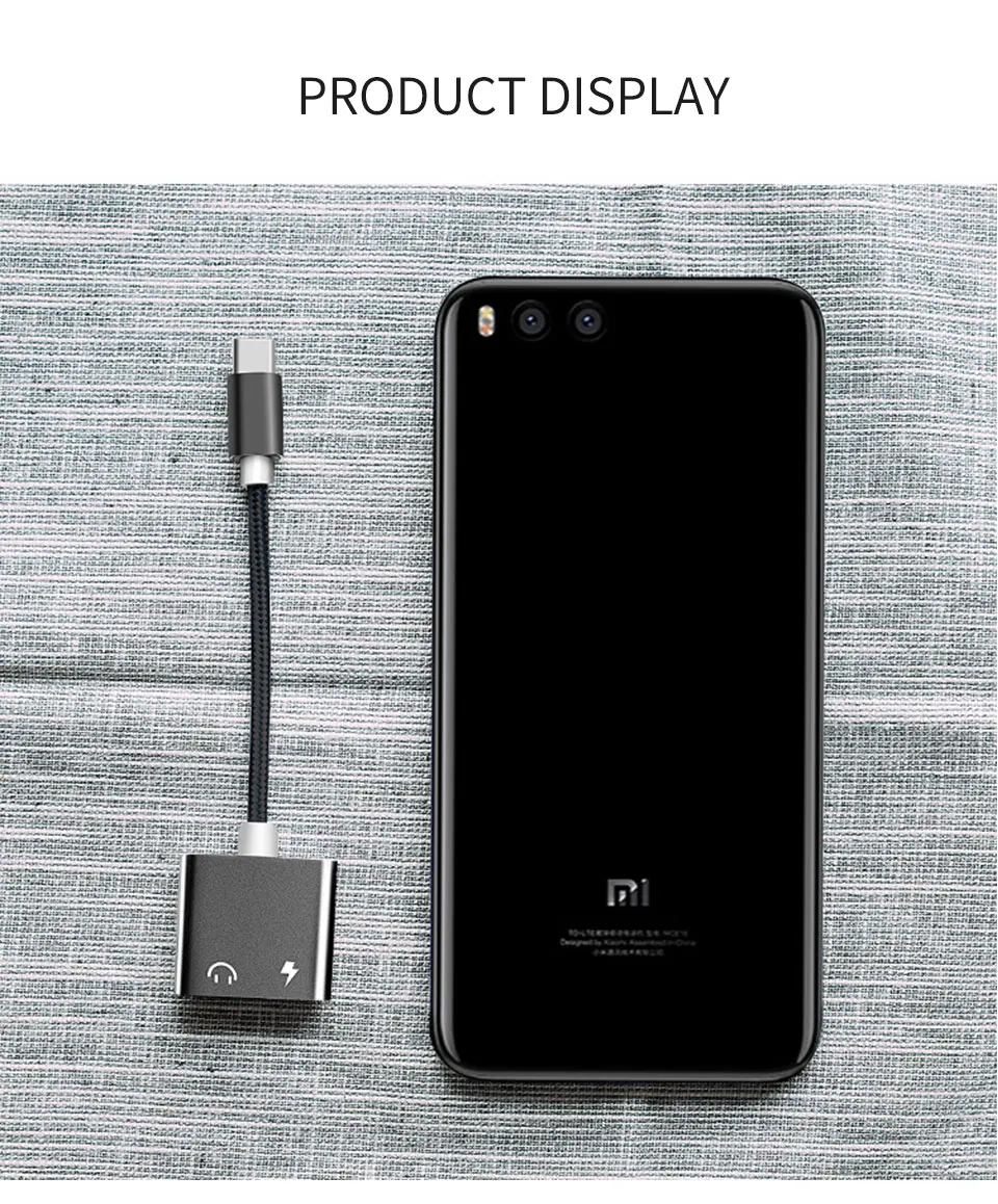Type-C To 3.5mm Audio Jack Adapter USB C to Headphone Charging Audio Converter Cable For Huawei mate10 P20 Xiaomi M6 6X  (10)
