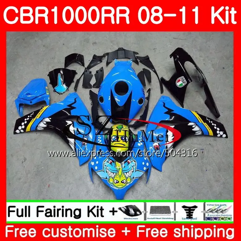 

Bodys For HONDA CBR1000 RR CBR 1000 RR 08 11 Graffiti blue 59HS11 CBR1000RR 08 09 10 11 CBR 1000RR 2008 2009 2010 2011 Fairings