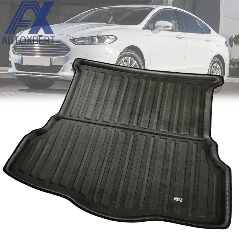 AX Rear Trunk Boot Mat Liner For Ford Fusion Mondeo Cargo Floor Tray