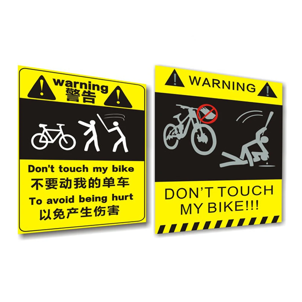 1 шт. светоотражающие наклейки для велосипедов водонепроницаемые предупреждающие наклейки на велосипед горный велосипед рамка украшения светоотражающие наклейки