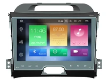 Navirider Android 8.0 radio tape recorder octa Core 4GB RAM 32GB rom with IPS screen for KIA SPORTAGE 2010-2014 stereo head unit