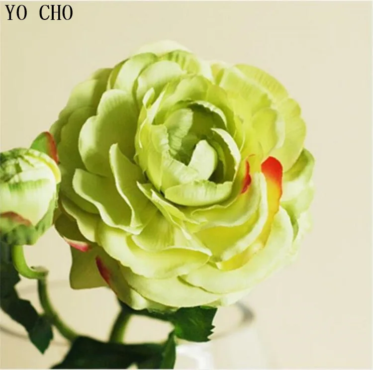 YO CHO 11 шт./лот Искусственный Пион Букет Флорес искусственные розы шелковые цветы для дома Свадебные осенние украшения