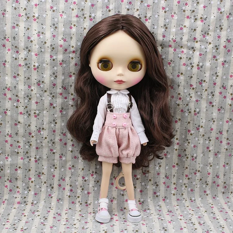 ICY Blyth Обнаженная кукла для серии No.230BL441 коричневые длинные волосы без челки фабрика Blyth 1/6 BJD