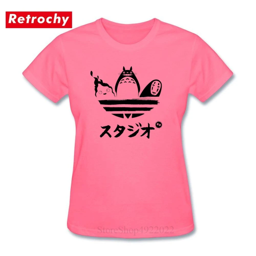 Portero cámara Canberra Camisetas de marca Totoro para mujer, camiseta roja sin rostro transpirable  Ghibli, camiseta Studio Ghibli con estampado de Minions, ropa de moda  femenina|Camisetas| - AliExpress