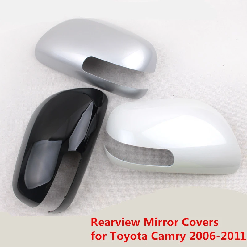 

2pcs car red /black /white rearview mirrors for Toyota Camry 2006 2007 - 2011 car accessories