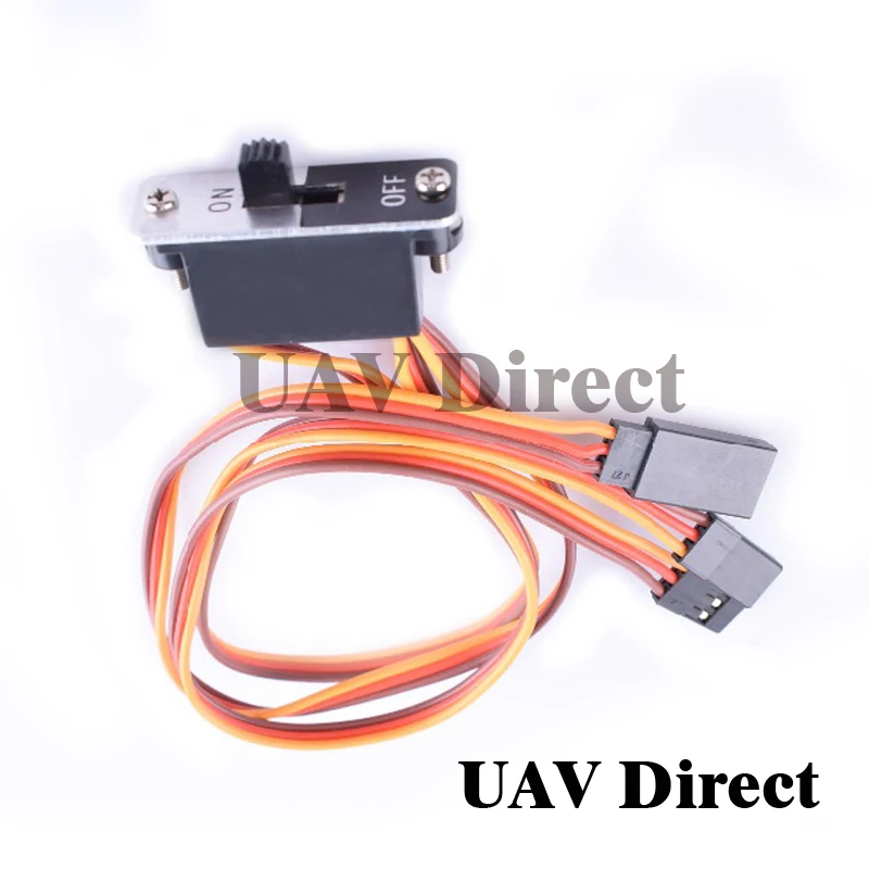 2 PCS RC aluminum switch Alloy JR Connector on/off power switch for rc car rc boat rc plane