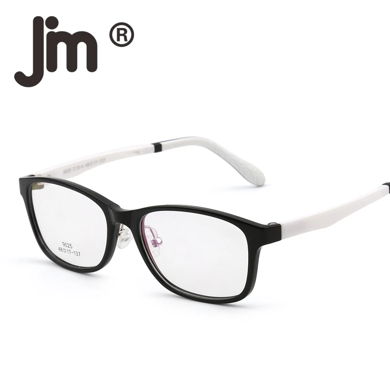 

JM Kids Rectangle Eyeglasses Optical Glasses TR Frame for Girls Boys Non-Prescription Clear Lens Changeable Lenses