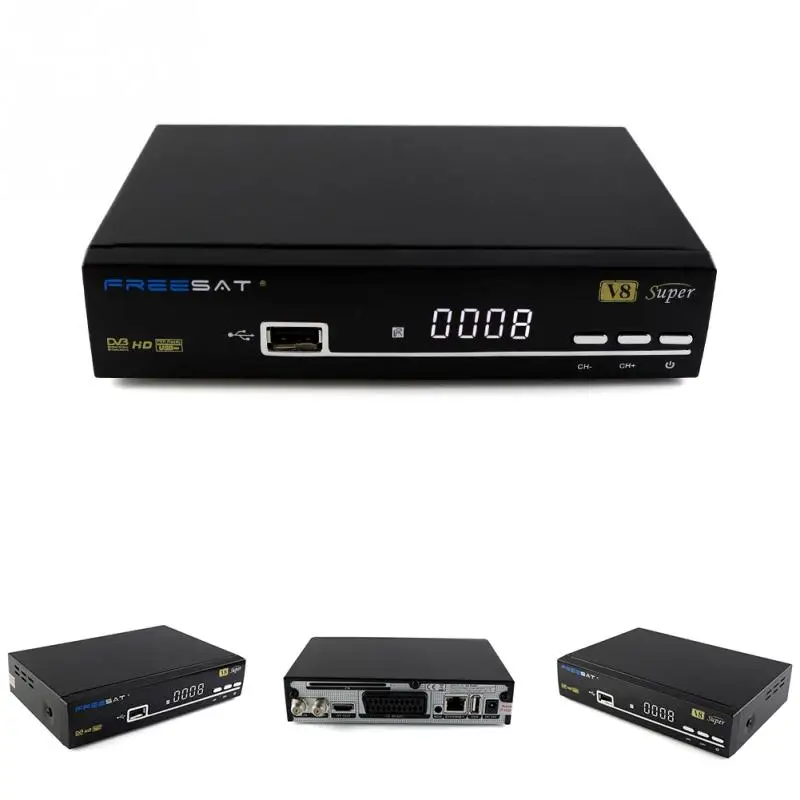 Freesat V8 Super Full HD USB WiFi Satellite receiver Receptor Spain UK
