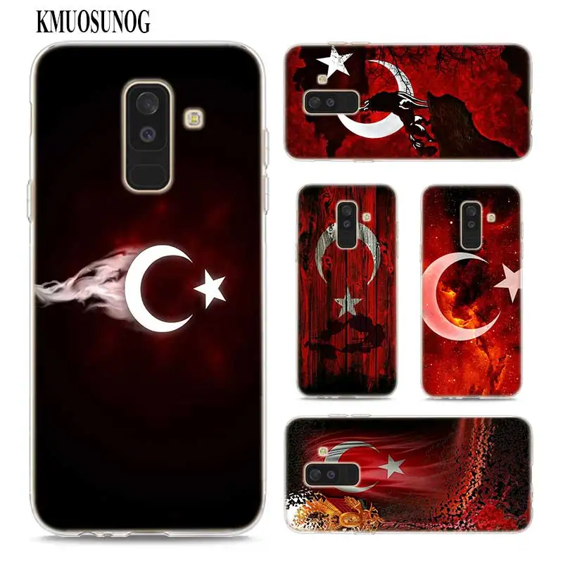 

Transparent Soft Silicone Phone Case Turkey Flag for Samsung Galaxy A9 A8 Star A7 A6 A5 A3 Plus 2018 2017 2016