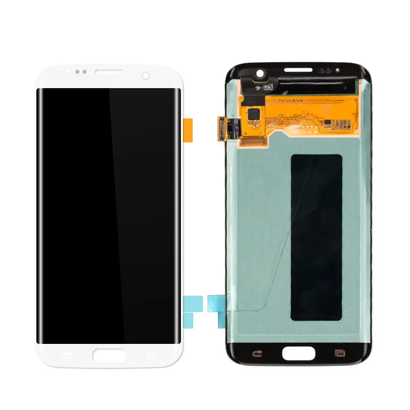 WHITE S7 EDGE LCD FOR SAMSUNG