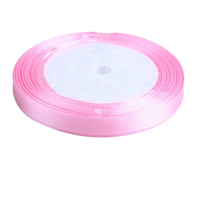 1 inch elastic fold over, #155 geranium pink elastic ribbons in 100 yards  per color - AliExpress