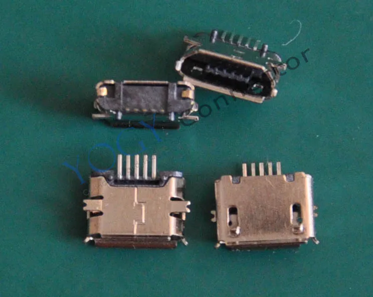 

(100 шт./лот) 5-контактный гнездовой разъем Micro USB для MP3, MP4, планшета