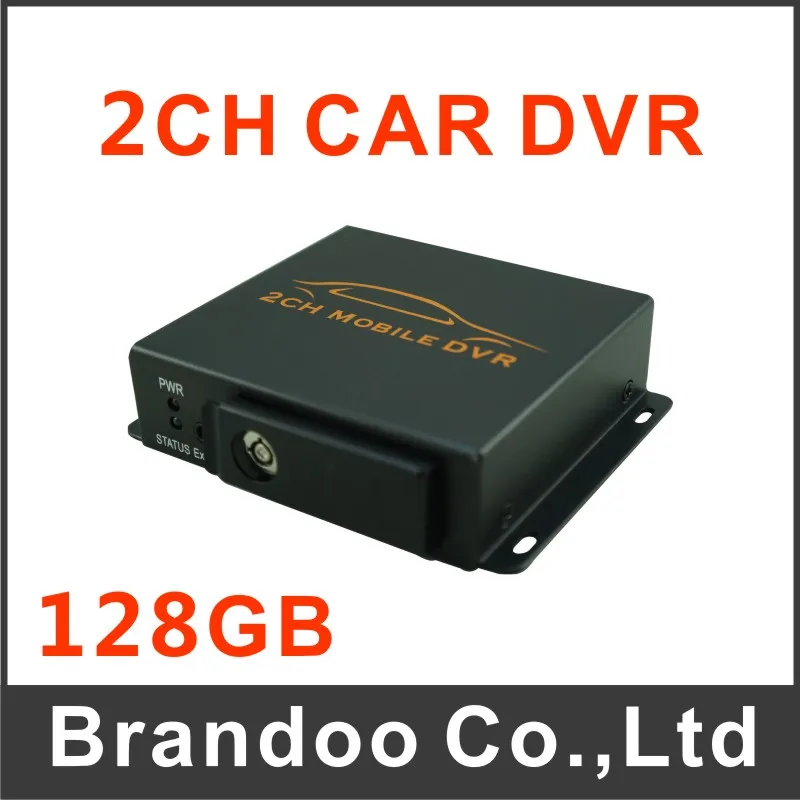 Auto recording car dvr system, 2 channel car dvr for taxi