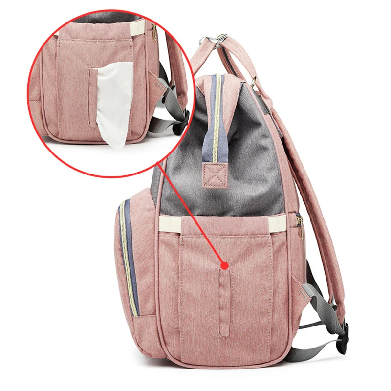 Большая вместительная водонепроницаемая сумка для детских подгузников сумки