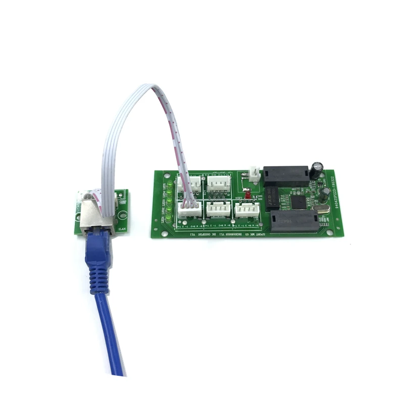 OEM завод прямой Мини Быстрый 10/100 Мбит/с 5 портовый Ethernet сетевой концентратор lan