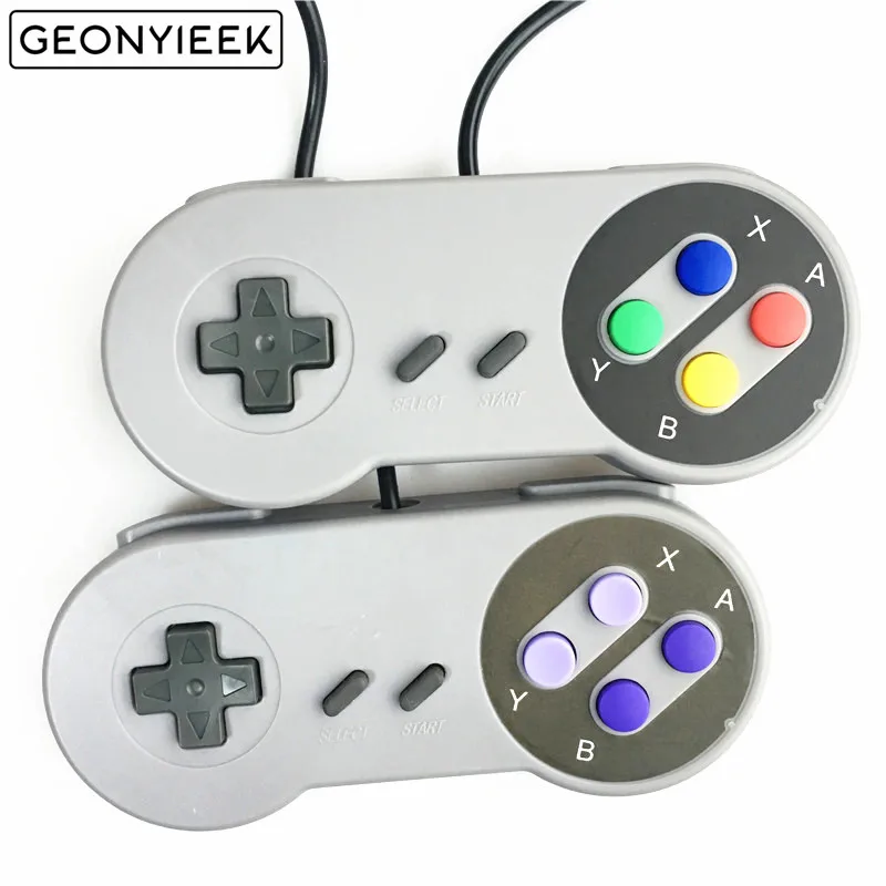 USB 2,0 PC геймпад проводной игровой контроллер джойстик игровой контроль Лер SNES игровой коврик для Windows PC MAC компьютерный контроль