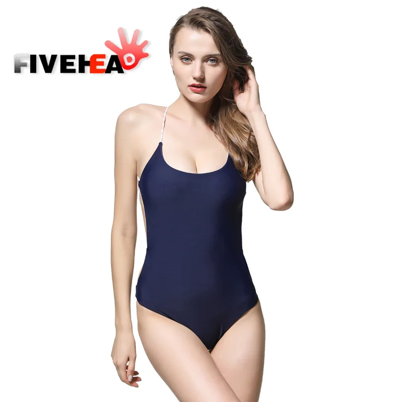 

Plus Size Swimwear Women One Piece Swimsuit 2017 Solid Swim Wear Retro Tankini Swimsuit Large Size Swim Suit Bathing Suit