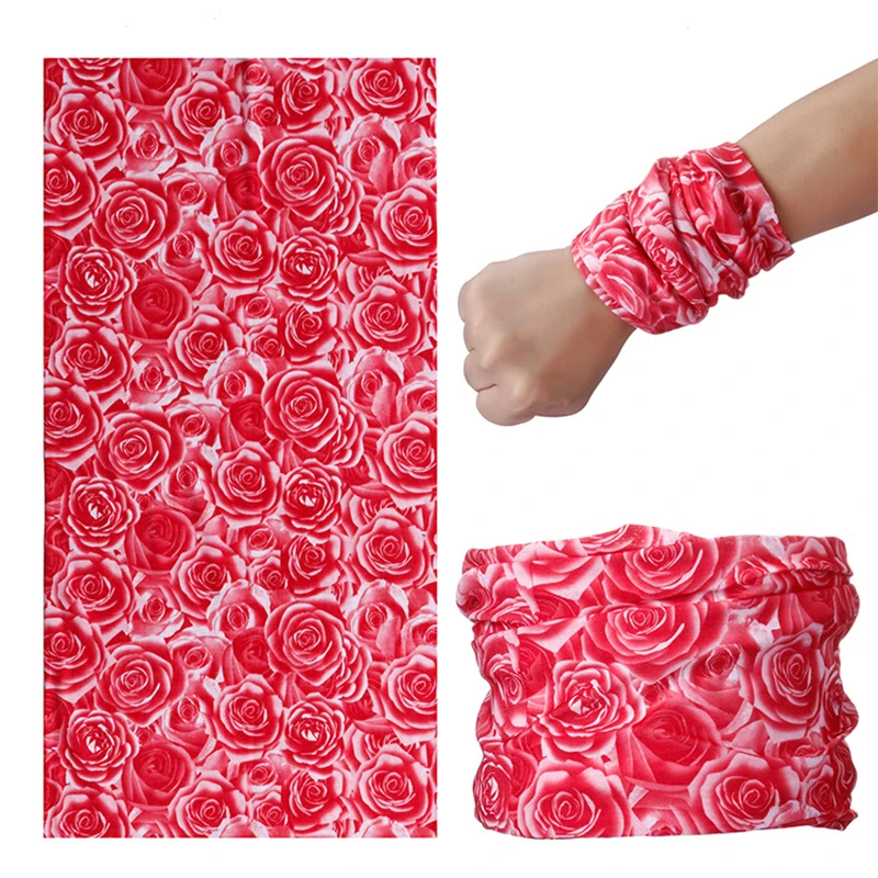 

Kaffiyeh buffe Men Sports Bicycle Bandana Headband Hiking Camouflage Seamless Tubular Magic Bandanas Women Roses Scarf Climbing