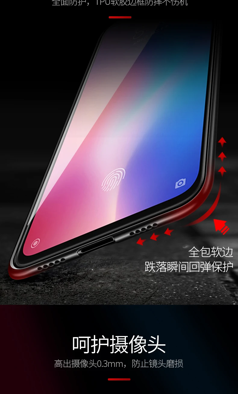 Чехол для xiaomi mi 9 explore ore, древнее стильное закаленное стекло, Жесткий ПК стеклянный чехол для xiaomi mi 9 explore ore mi 9 pro, силиконовый бампер