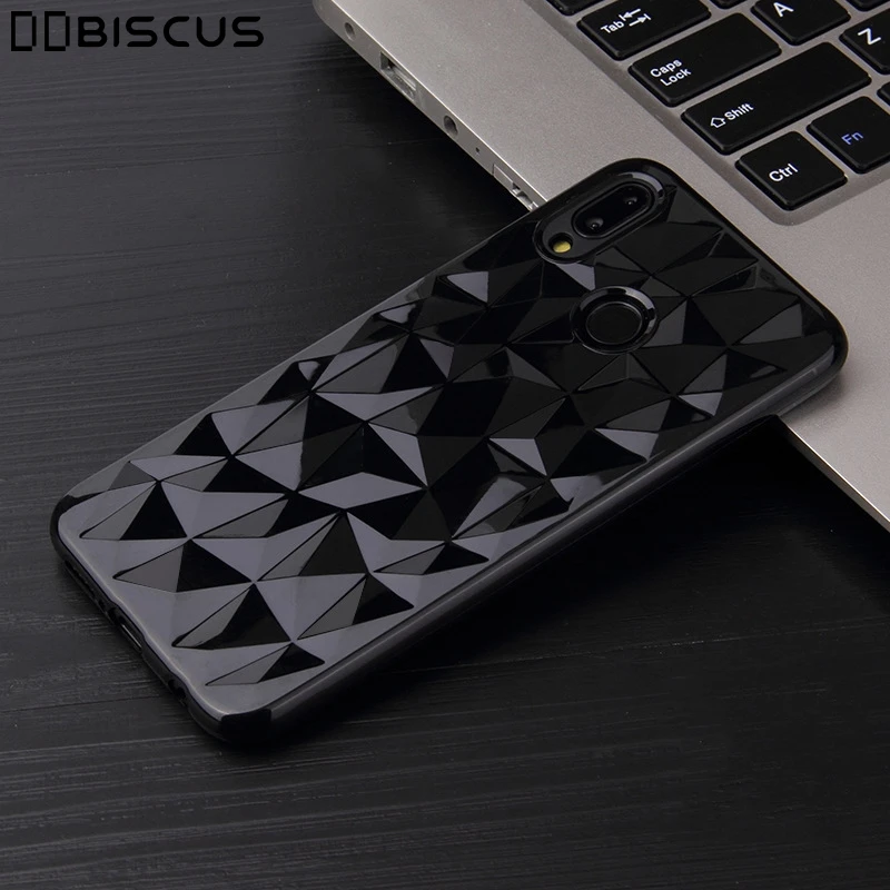 

For Huawei P Smart 2019 Honor 8C 8X 7A 7C Pro 10 View 20 P20 Lite Y5 Y6 Y7 Y9 2018 Nova 3i 2i 3 Cover Diamond Texture TPU Case