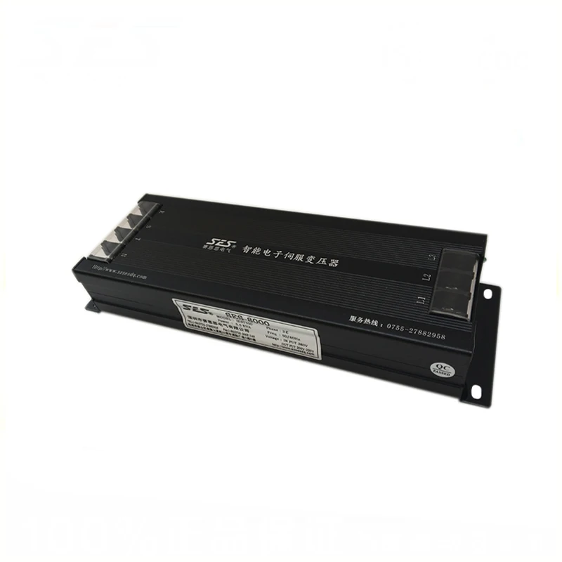 

5.5KW direct sales 380v to 220V SES-8000 intelligent servo electronic transformer servo, frequency: 50/60HZ