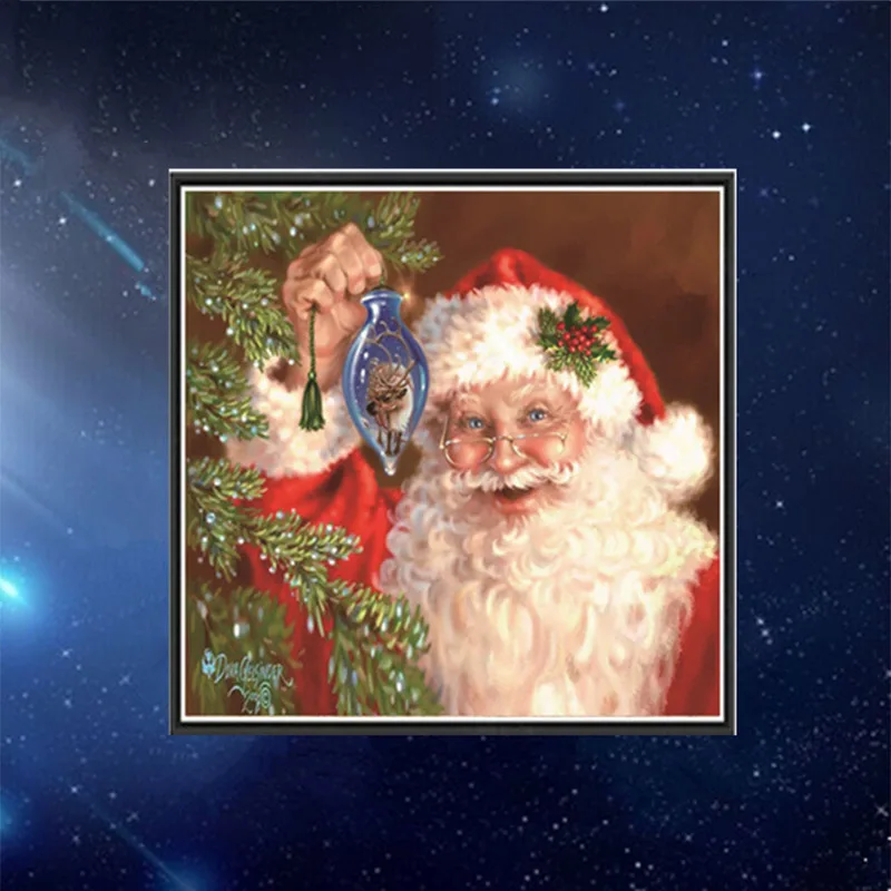 

New DIY Best seller handmade Christmas Diamond Painting Cross Stitch living Needle Arts room Santa Claus stitch stickers sale