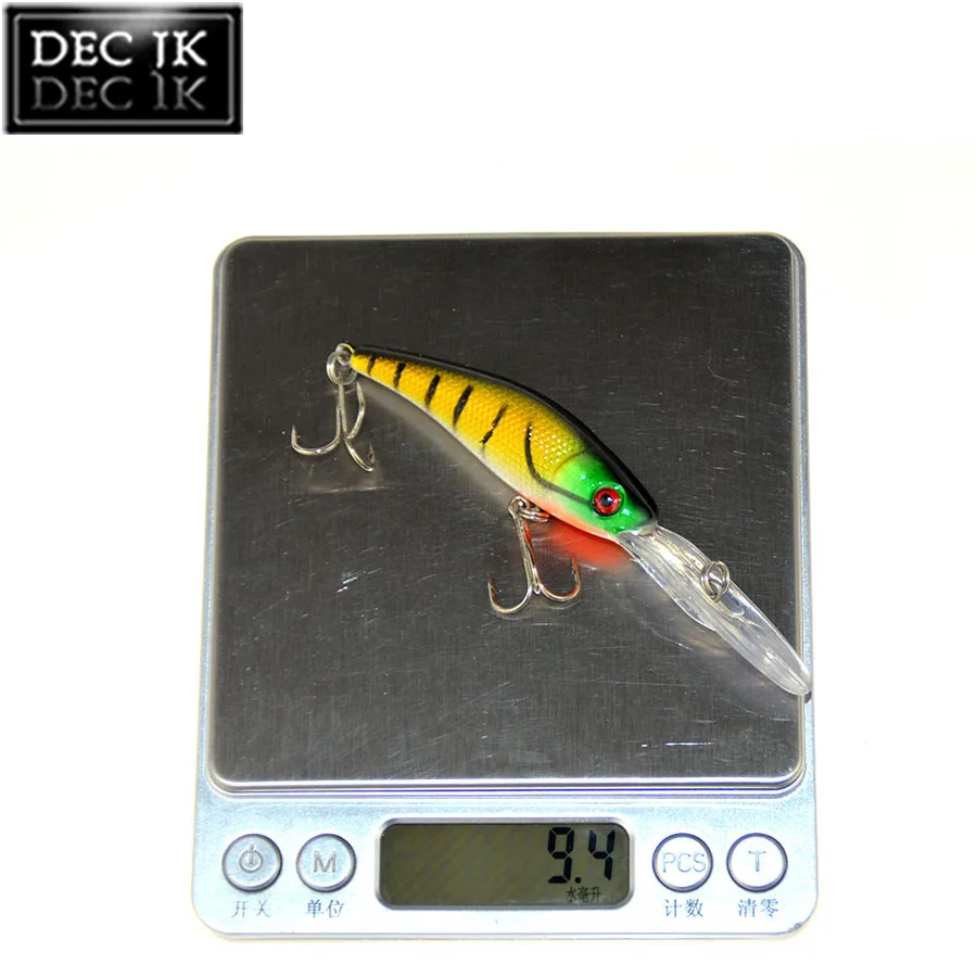 16PCS Plastic Hard Fishing Lure Tackle Fake Laser Bait Crankbaits Minnow Sea Bass Pike Swimbait With Hooks Saltwater Lures Set (16)