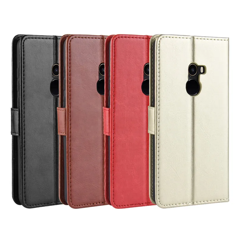 cases for xiaomi blue Xiaomi Mi Mix 2 Case Flip Luxury Wallet PU Leather Back Cover Bag Phone Case For Xiaomi Mi Mix 2 Mix2 MiMix2 Global Version 5.99 phone cases for xiaomi