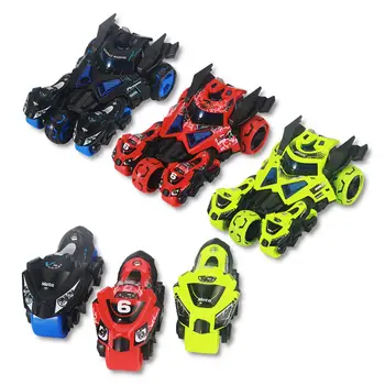 

3 In 1 Pull Back Car Toy Ejector Alloy Pull Back Chariot Light Music Catapult Motorcycle Car Model Parent-child Interactive Game