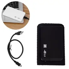 2," дюймовый внешний корпус для жесткого диска USB 2,0 SATA HDD портативный чехол Sata Поддержка 2 ТБ Hdd жесткий диск с USB кабелем