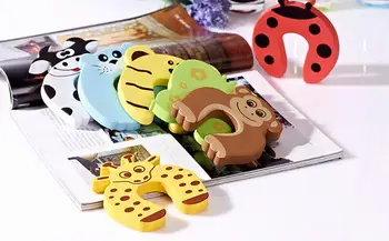 

1/6pcs Cartoon Jammer Stop Door Stopper Holder Lock Safety Guard Finger Protect